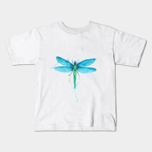 Dragonfly watercolour Kids T-Shirt